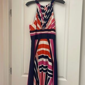 Maxi silk dress